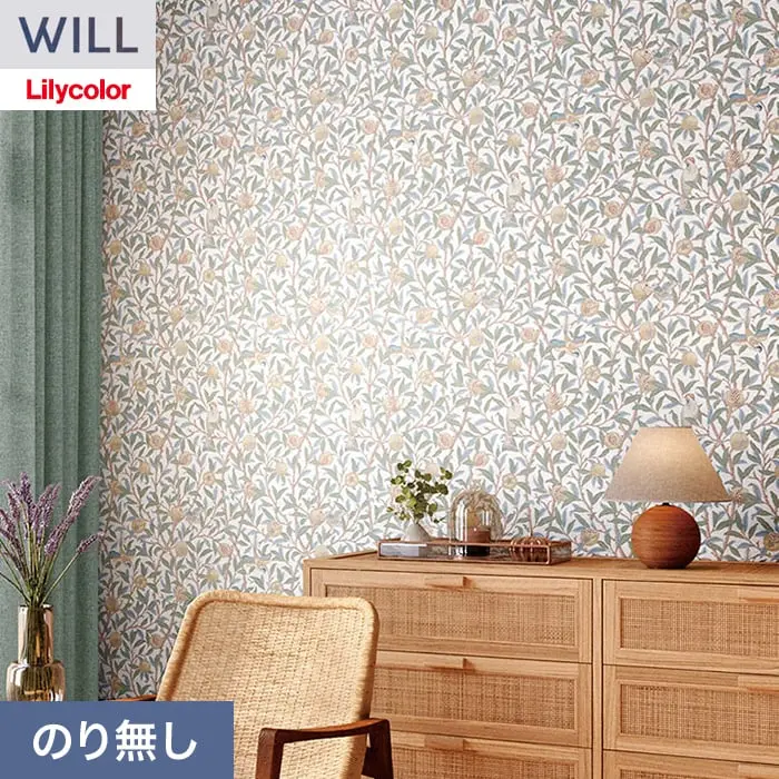 壁紙 のり無し リリカラ WILL V&A 巾92cm LW-1675【掲載品番】LW-1675