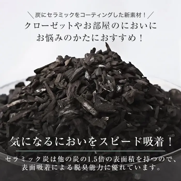 気になるにおいをスピード吸着!