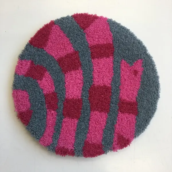 【55%OFF】【訳あり】 スミノエ NEXT HOME チェアパッド 円形 キャンディーヘビ 35cm×35cm【掲載品番】WKAR-00546