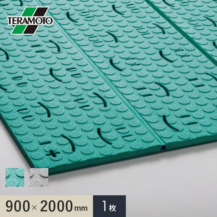 テラモト 軽量パタパタマット 900×2000 1枚【掲載品番】TEKPPM-1P-GN / TEKPPM-1P-GY