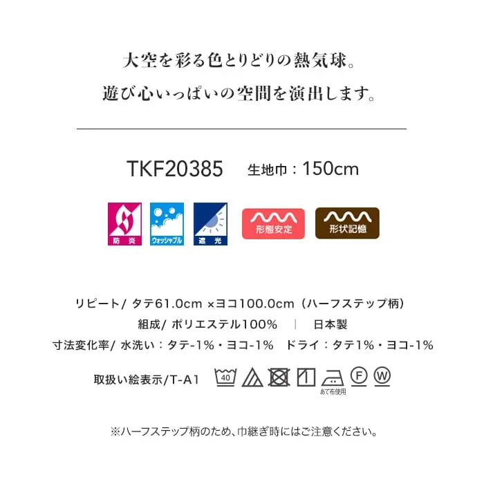 大空を彩る色とりどりの熱気球。