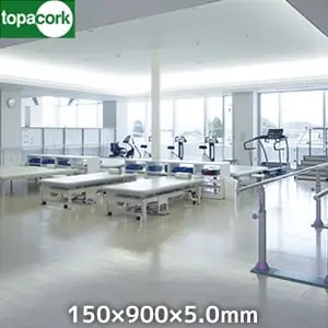 東亜コルク コルクフローリング 強化ウレタン仕上 ホワイトグレー 150×900×5mm(4面面取加工)【掲載品番】CW-F155