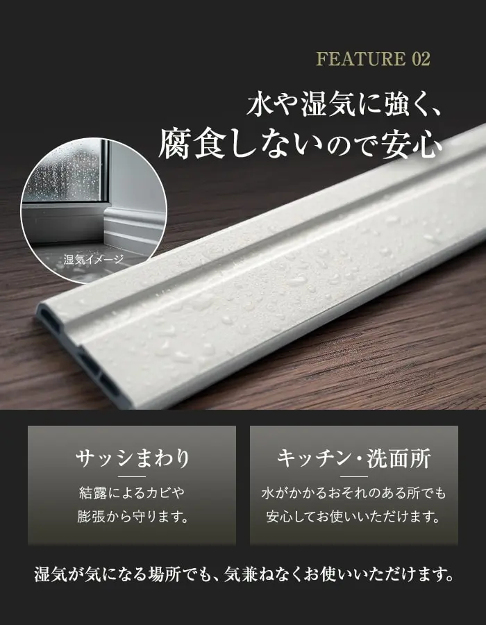巾木 化粧巾木40 高さ40mm 厚さ7mm 長さ1800mm 1本 白【掲載品番】HP-HBK-40