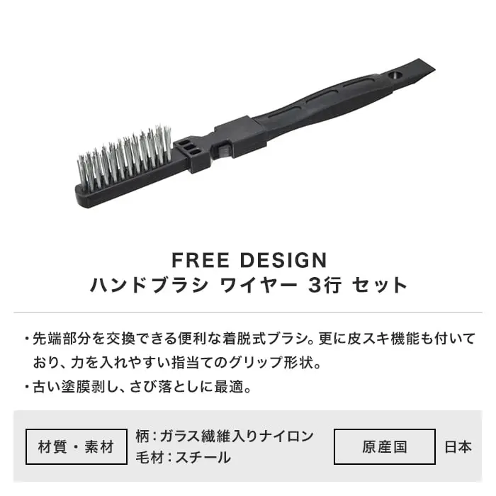 古い塗膜剥し、さび落としに最適。