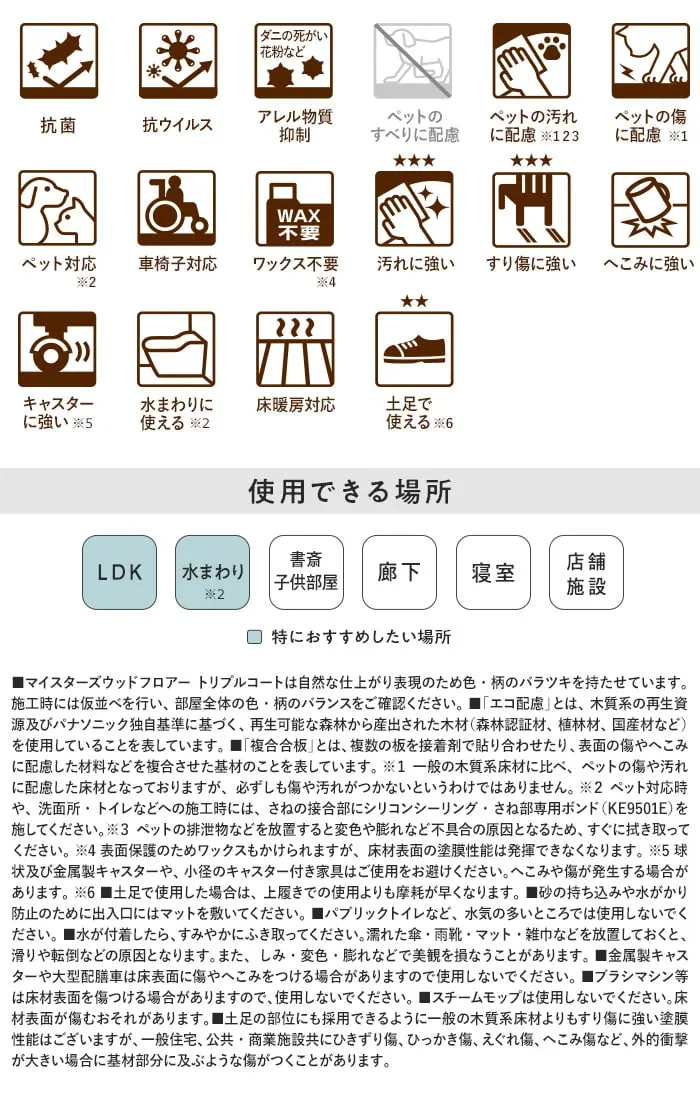 使用できる場所