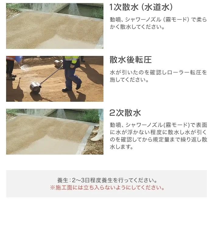 1次散水(水道水)