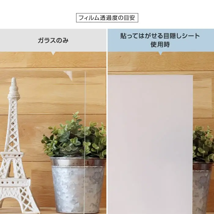 フィルム透過度の目安
