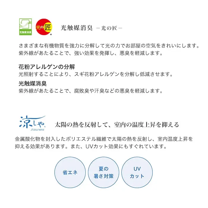 太陽の熱を反射して、室内の温度上昇を抑える