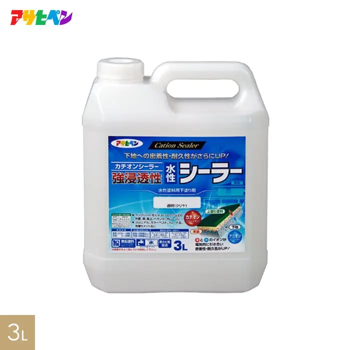 強浸透性水性シーラー 3L クリア【掲載品番】AP-SP-SEAL-300