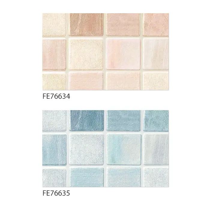 壁紙 のり付き サンゲツ FINE タイル 巾92cm FE76634・FE76635【掲載品番】FE76634 / FE76635