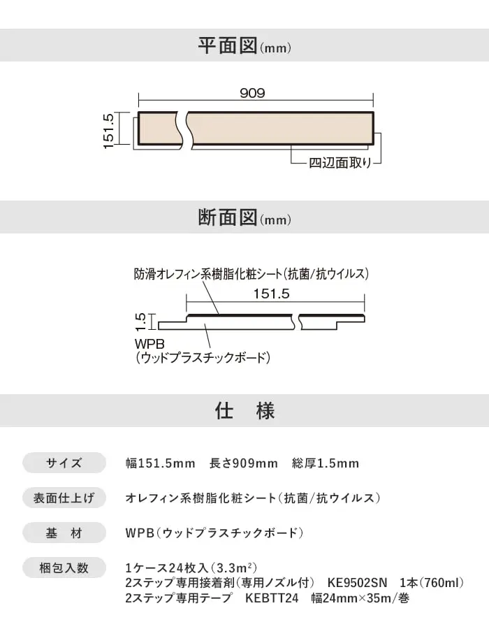 平面図(mm)