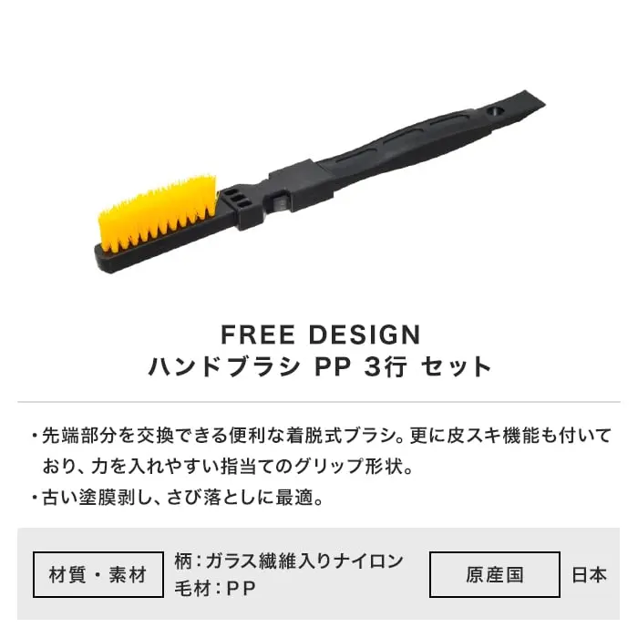 古い塗膜剥し、さび落としに最適。