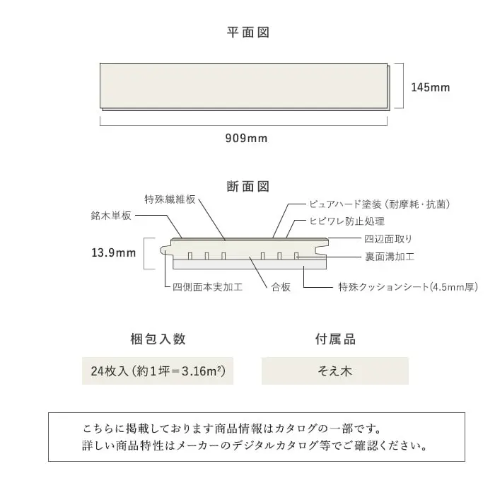 朝日ウッドテック ライブナチュラルORIGINAL ネダレス145 床暖 防音フロア 1坪【掲載品番】HLPW0048L4N2 / HLPW0017L4N2 / HLPW0002L4N2 / HLPW0005L4N2