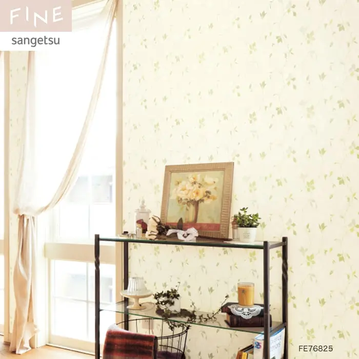 壁紙 のり付き サンゲツ FINE ナチュラル&ボタニカル 巾92cm FE76825【掲載品番】FE76825