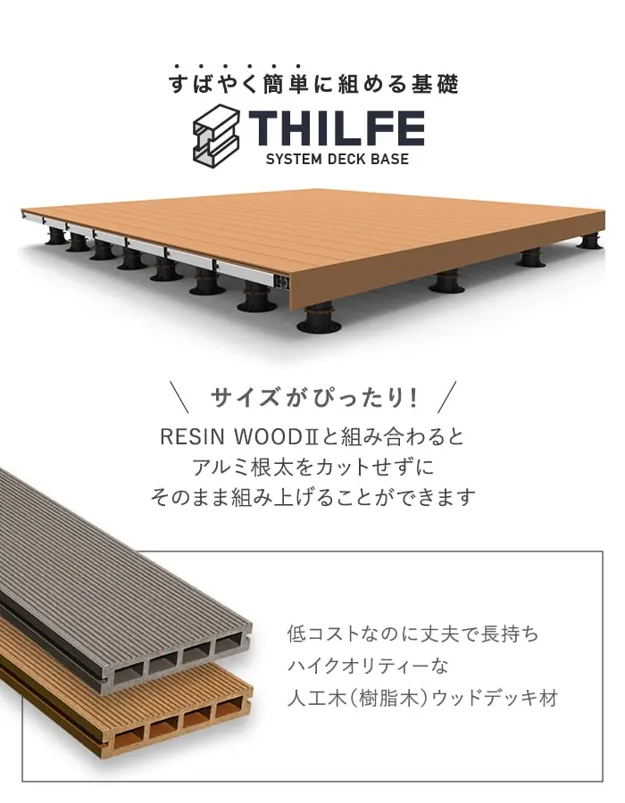 すばやく簡単に組める基礎 THILFE