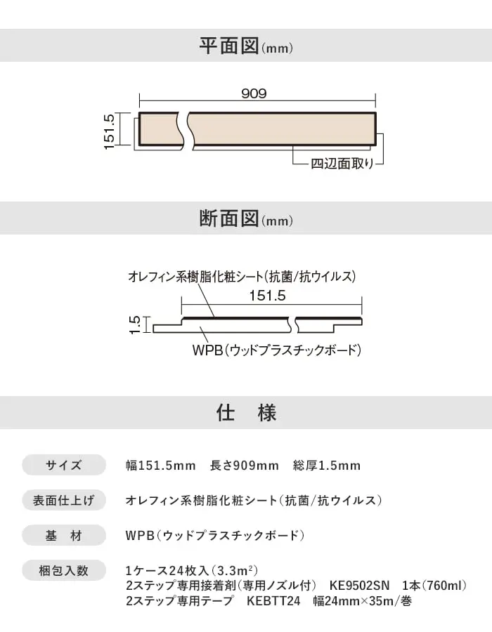 平面図(mm)