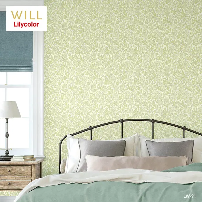 壁紙 のり無し リリカラ WILL V&A Thistle 巾92.5cm LW-91・LW-92【掲載品番】LW-91 / LW-92
