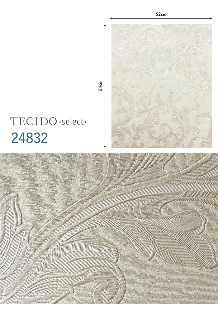 輸入壁紙 のり無し TECIDO select 24831~ (52cm×10m)【掲載品番】24831 / 24832 / 24834