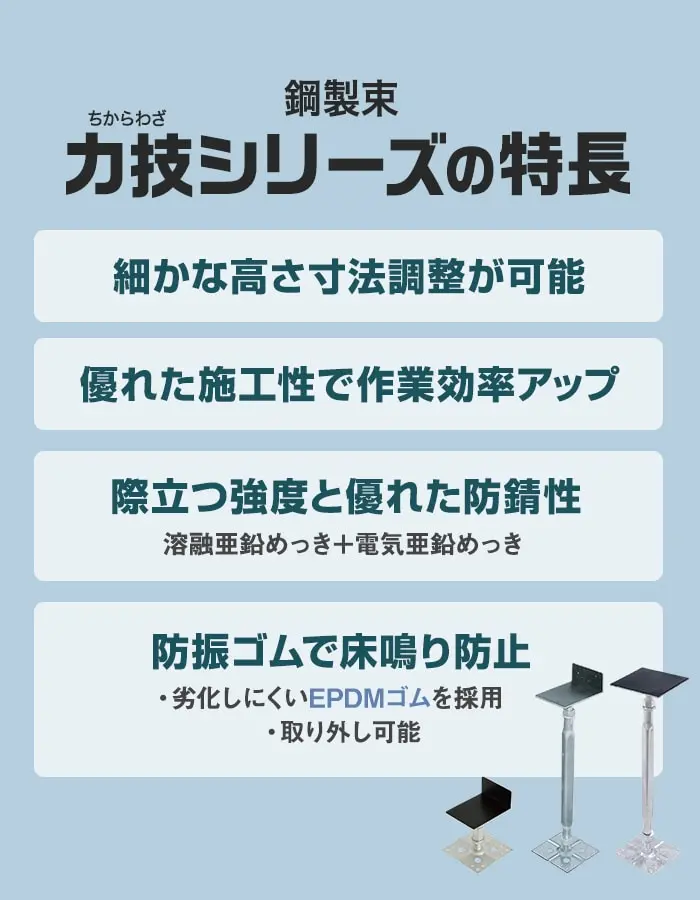 力技シリーズの特長