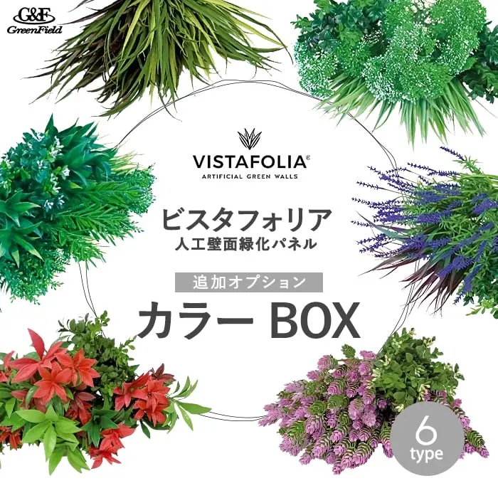 ビスタフォリア追加オプション カラーBOX (パネル約2~3枚分)【掲載品番】VG-GRSET / VG-LASET / VG-WHSET / VG-VFFFSET / VG-VFSPSET / VG-VFLGSET