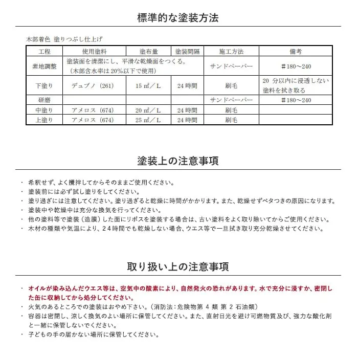 標準的な塗装方法
