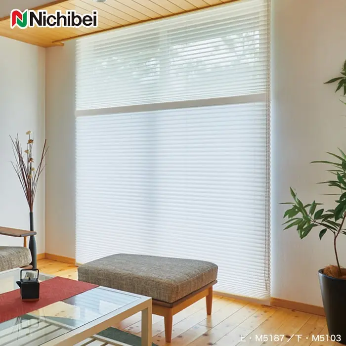 プリーツスクリーン 遮熱 抗菌 ニチベイ もなみ シングルスタイル リーチェ遮熱【掲載品番】PS-NB-23-MS12