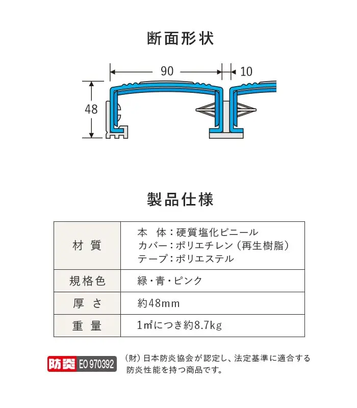 【法人・個人事業主様専用】テラモト 抗菌すべり止め安全スノコ(完成品) 600×900 1枚【掲載品番】KSAS-69-1-GN / KSAS-69-1-BL / KSAS-69-1-PK