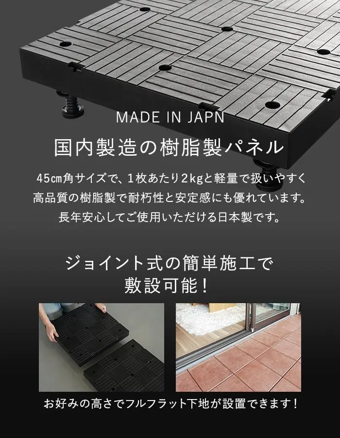 国内製造の樹脂製パネル