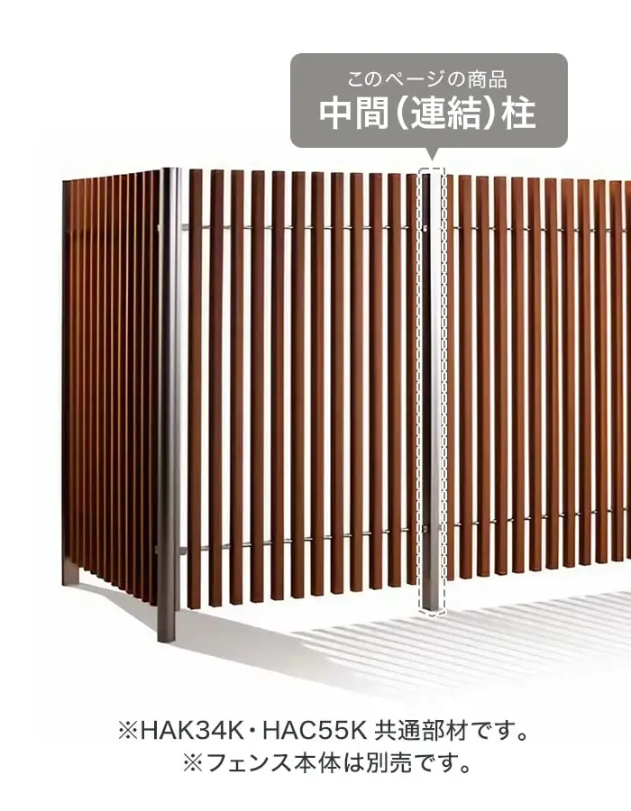 中間(連結)柱
