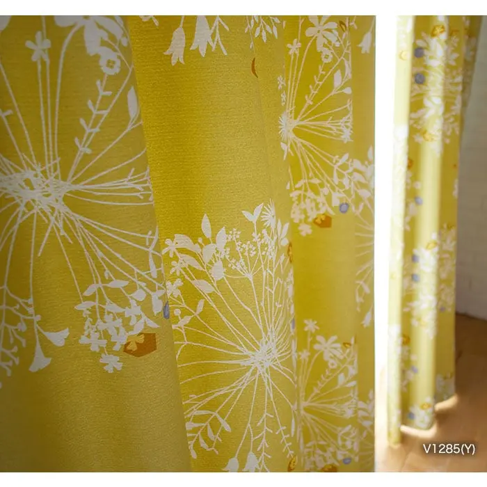 カーテン 既製サイズ スミノエ DESIGNLIFE KUKKA(クッカ) 巾100×丈178cm【掲載品番】V1284 / V1285
