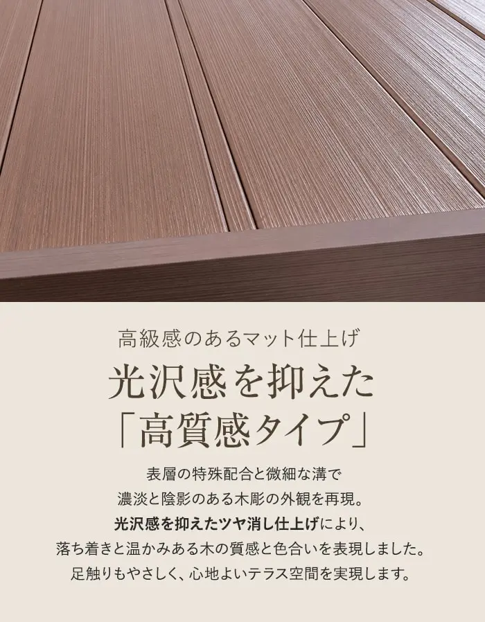 セキスイ エスロン 2層デッキ材 高質感タイプ 2m×3枚入 MG-300JB 高耐候 樹脂製【掲載品番】MG300-GC01-AB / MG300-GC01-LB