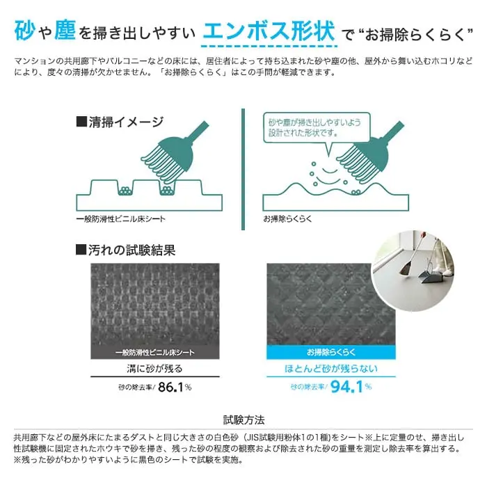 タジマ ノンスリップシート ビュージスタ プラス お掃除らくらく 1350mm巾【掲載品番】VPC-401-1 / VPC-402-1 / VPC-403-1 / VPC-404-1