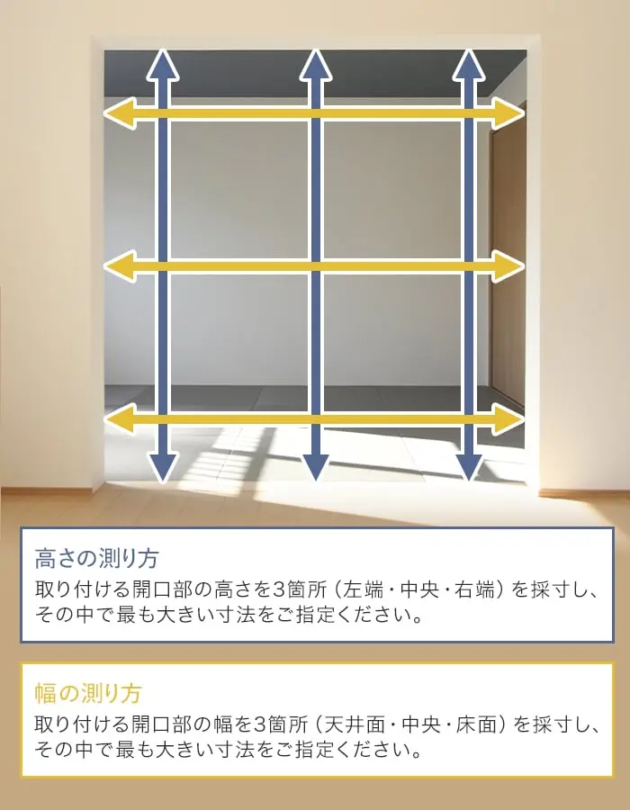 高さの測り方