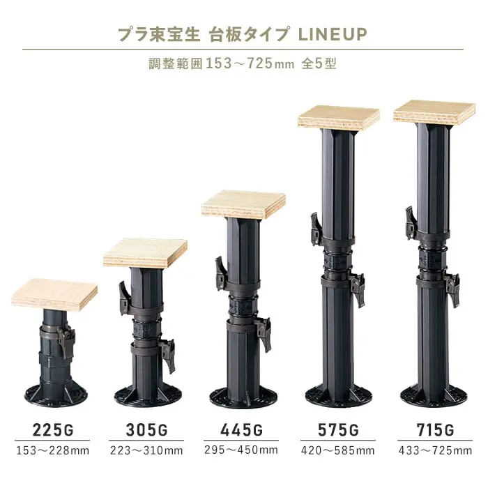 プラ束宝生 台板タイプ LINEUP