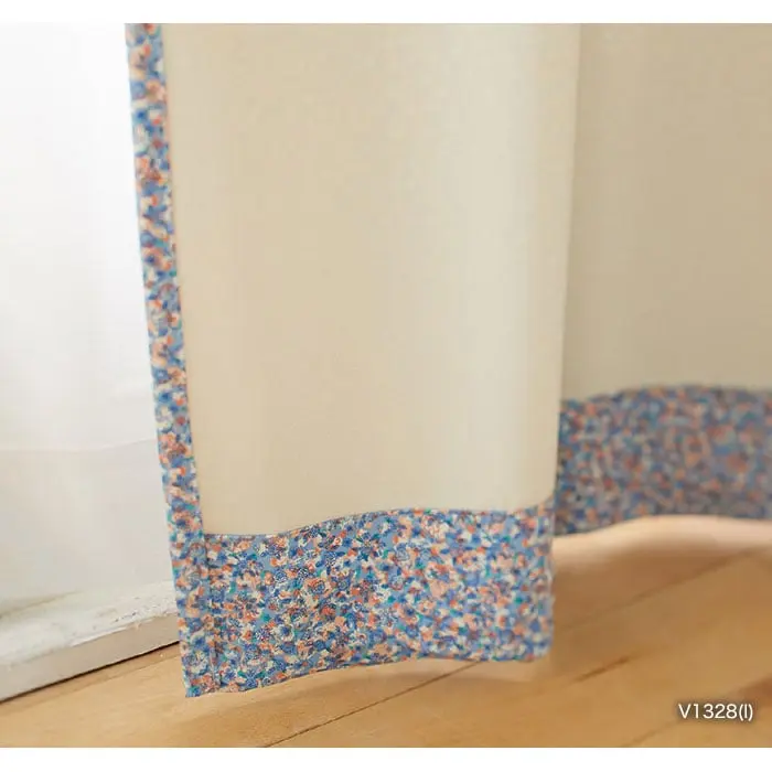 カーテン 既製サイズ スミノエ DESIGNLIFE BACK PRINT CURTAIN CHILALA(チララ) 巾100×丈178cm【掲載品番】V1327 / V1328