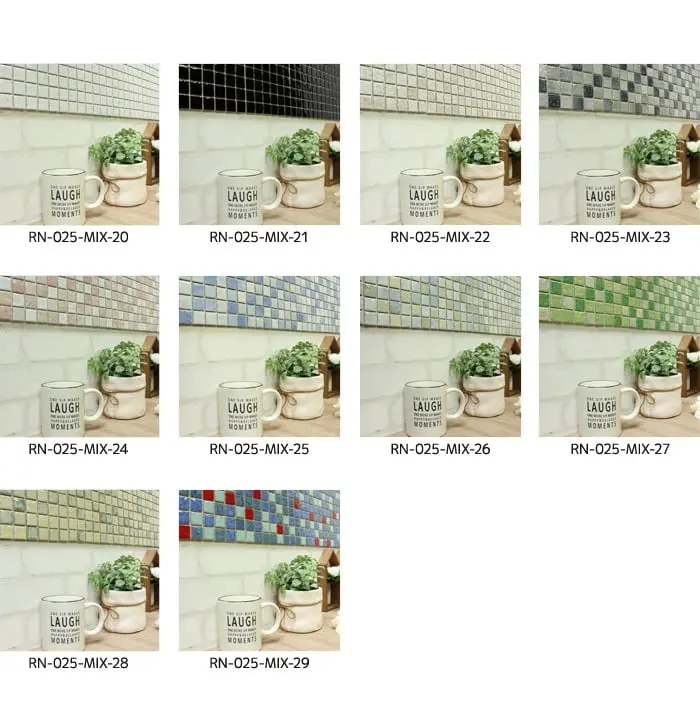 モザイクタイルシール ロマネス (シールタイプ 中)【掲載品番】RN-025-MIX-20 / RN-025-MIX-21 / RN-025-MIX-22 / RN-025-MIX-23 / RN-025-MIX-24 / RN-025-MIX-25 / RN-025-MIX-26 / RN-025-MIX-27 / RN-025-MIX-28 / RN-025-MIX-29