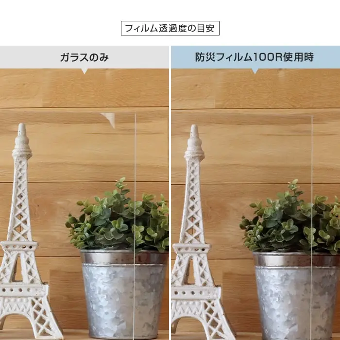 フィルム透過度の目安