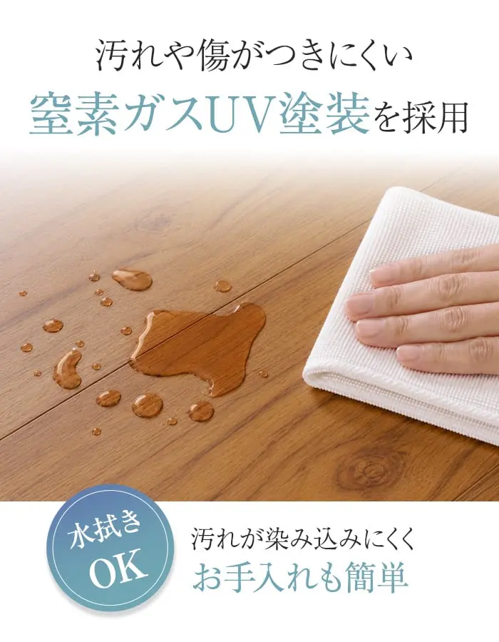 【法人・個人事業主様専用】チーク 挽板フローリング 窒素ガスUV 土足可 12×165×1900mm 1.88平米【掲載品番】EF-CUVCK165