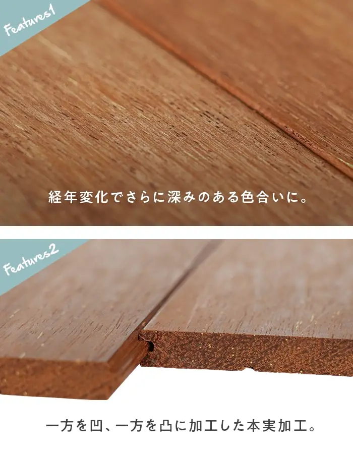 【法人・個人事業主様専用】 羽目板 メルバウ 10×90×2121mm 10枚入 無塗装【掲載品番】EF-MB-2121