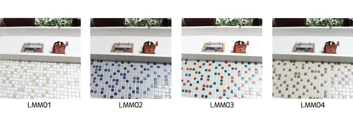 モザイクタイルシール ランドマークMIX (シールタイプ 中)【掲載品番】LMM01 / LMM02 / LMM03 / LMM04