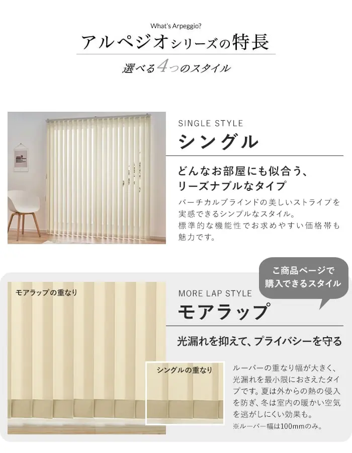 アルペジオシリーズの特長