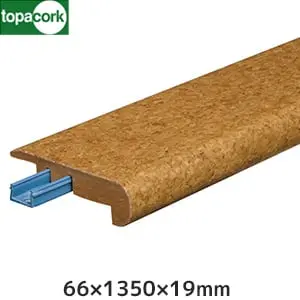 東亜コルク コルク造作材 スピード施工コルクフローリング用 コルク柄合成框SK-04 66ｘ1350ｘ19mm【掲載品番】SK-04