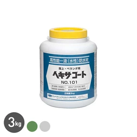 一液性の水性塗料で、ウレタン防水と同等以上の性能を持ち、簡単に施工できます。耐候性、耐水性、耐アルカリ性、耐熱性に優れ、ゴム弾性効果があります