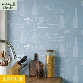 戸建、マンション、新築、リフォームなど住まいの様々なニーズに対応するリリカラのビニル壁紙「V-wall」。DIYにおすすめののり付きタイプ