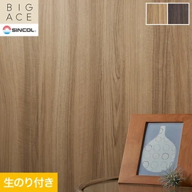 シンコールの住宅向け壁紙シリーズ「BIGACE」のDIYにおすすめののり付き壁紙