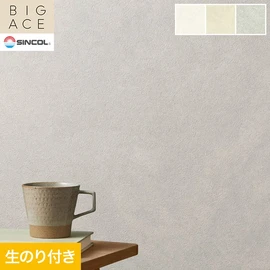 シンコールの住宅向け壁紙シリーズ「BIGACE」のDIYにおすすめののり付き壁紙