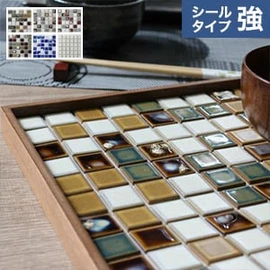 シールだから貼るだけ簡単！本格タイルで大満足の仕上がりに！
