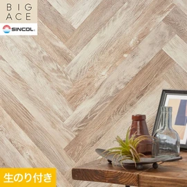 シンコールの住宅向け壁紙シリーズ「BIGACE」のDIYにおすすめののり付き壁紙