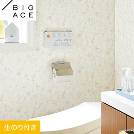 シンコールの住宅向け壁紙シリーズ「BIGACE」のDIYにおすすめののり付き壁紙