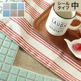 シールだから貼るだけ簡単！本格タイルで大満足の仕上がりに！